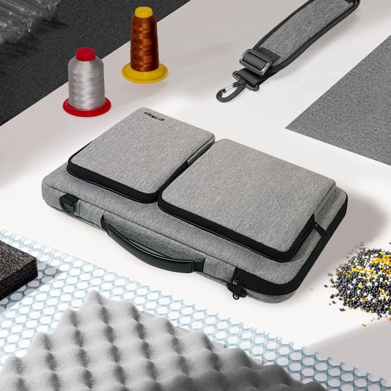 Tech-Protect Defender Bag за лаптоп 13-14 Crayon Grey - 5906302372874