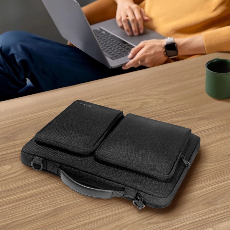 Tech-Protect Defender Bag за лаптоп 15–16 инча черна - Tech-Protect Defender Bag за лаптоп 15–16 инча черна - 5906302372959