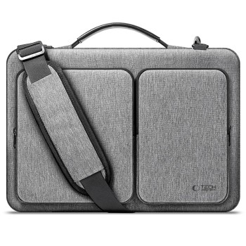Tech-Protect Defender Bag за лаптоп 15–16 инча, Crayon Grey