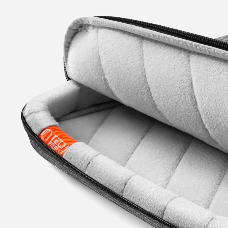 Tech-Protect Defender Bag за лаптоп 15–16 инча, Crayon Grey - Tech-Protect Defender Bag за лаптоп 15–16 инча, Crayon Grey - 5906302372966
