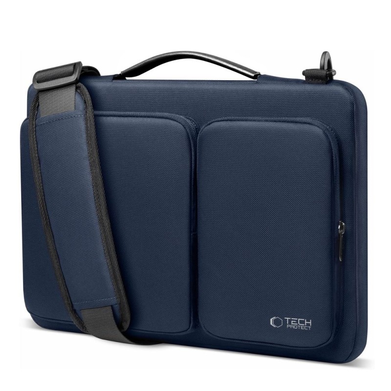 Tech-Protect Defender чанта за лаптоп 15–16 Navy Blue - Tech-Protect Defender чанта за лаптоп 15–16 Navy Blue - 5906302372973