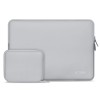 TECH-PROTECT NEOSLIM Калъф за лаптоп 13-14″ Crayon Grey (с допълнителна мини чантичка) - TECH-PROTECT NEOSLIM Калъф за лаптоп 13-14″ Crayon Grey (с допълнителна мини чантичка) - 5906302374892