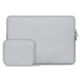 TECH-PROTECT NEOSLIM Калъф за лаптоп 13-14″ Crayon Grey (с допълнителна мини чантичка)