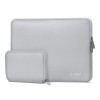 TECH-PROTECT NEOSLIM Калъф за лаптоп 13-14″ Crayon Grey (с допълнителна мини чантичка) - TECH-PROTECT NEOSLIM Калъф за лаптоп 13-14″ Crayon Grey (с допълнителна мини чантичка) - 5906302374892
