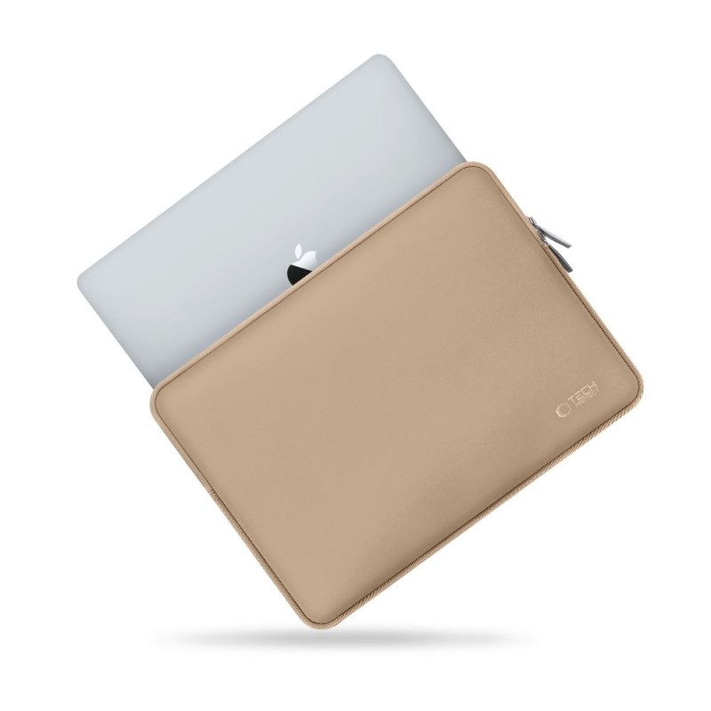 TECH-PROTECT NEOSLIM Калъф за лаптоп 13-14 Caffe Latte (комплект с mini торбичка) - TECH-PROTECT NEOSLIM Калъф за лаптоп 13-14 Caffe Latte (комплект с mini торбичка) - 5906302374915