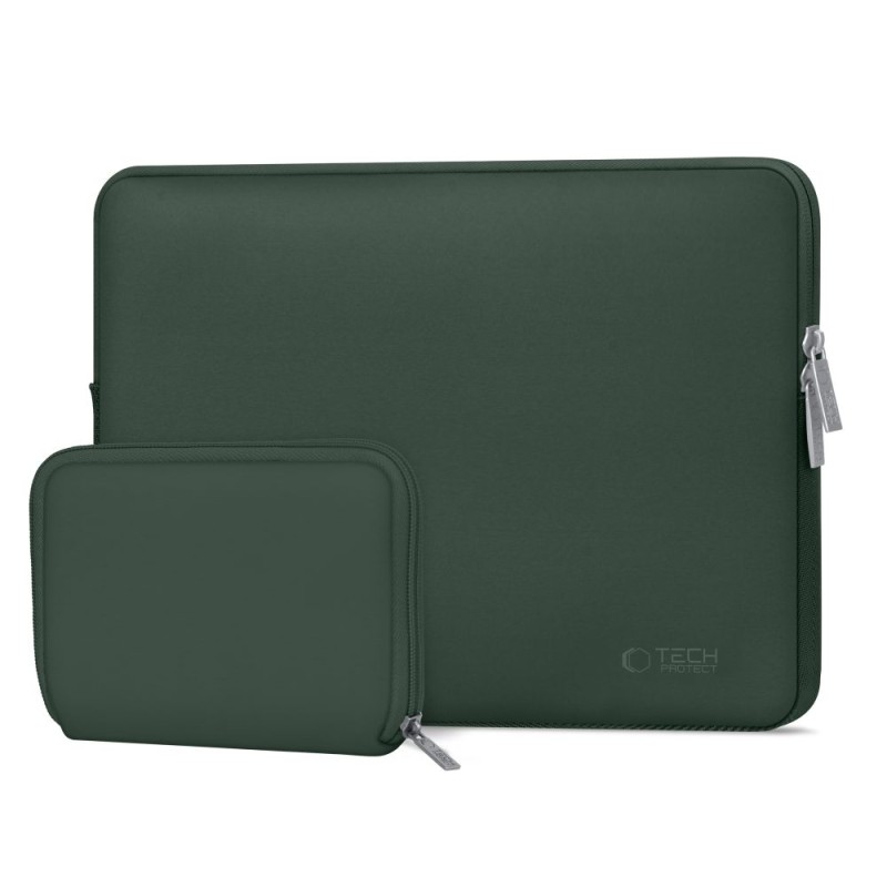 TECH-PROTECT NEOSLIM калъф за лаптоп 15–16 инча MIDNIGHT GREEN - TECH-PROTECT NEOSLIM калъф за лаптоп 15–16 инча MIDNIGHT GREEN - 5906302374939
