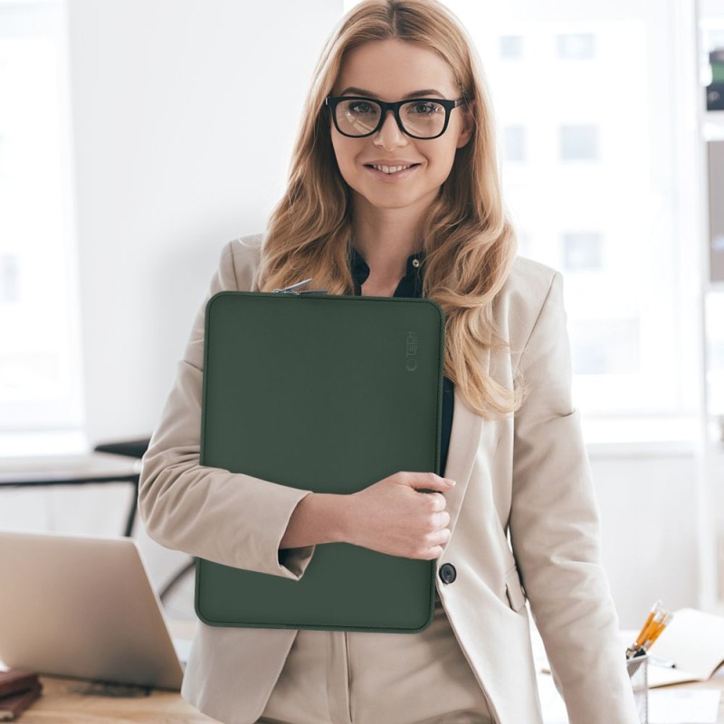 TECH-PROTECT NEOSLIM калъф за лаптоп 15–16 инча MIDNIGHT GREEN - TECH-PROTECT NEOSLIM калъф за лаптоп 15–16 инча MIDNIGHT GREEN - 5906302374939