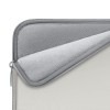 Tech-Protect NeoSlim калъф за лаптоп 15-16 инча, Crayon Grey (в комплект с мини чанта) - Tech-Protect NeoSlim калъф за лаптоп 15-16 инча, Crayon Grey (в комплект с мини чанта) - 5906302374977