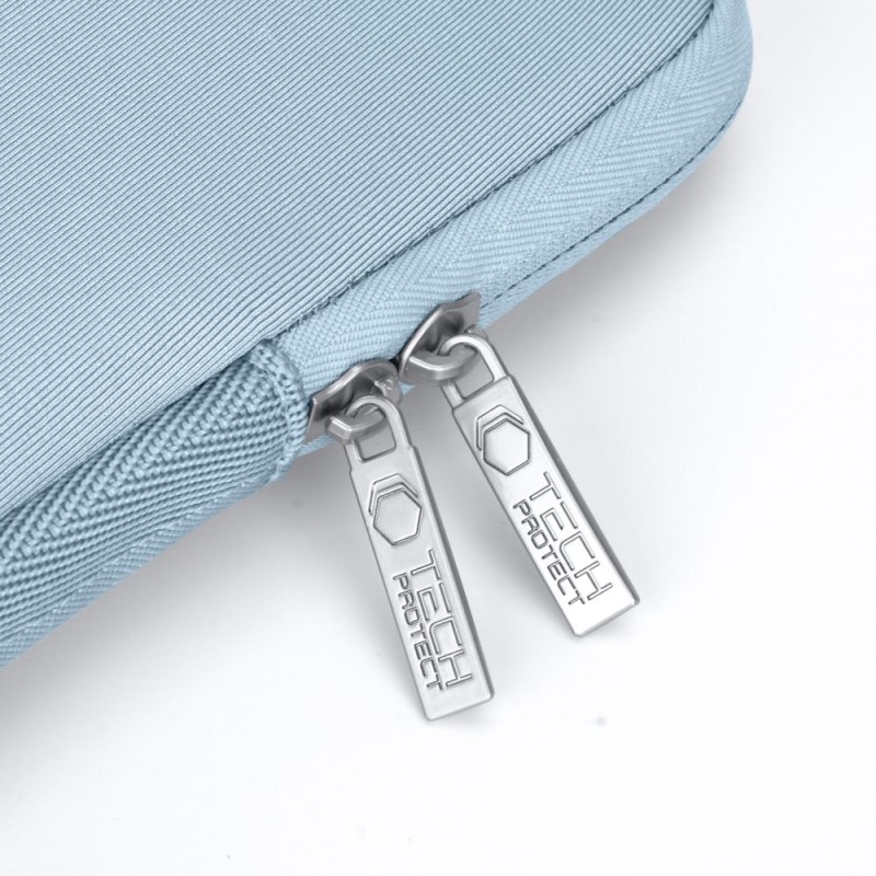 Tech-Protect NeoSlim калъф за лаптоп 15–16 Winter Blue + мини несесер - Tech-Protect NeoSlim калъф за лаптоп 15–16 Winter Blue + мини несесер - 5906302374984