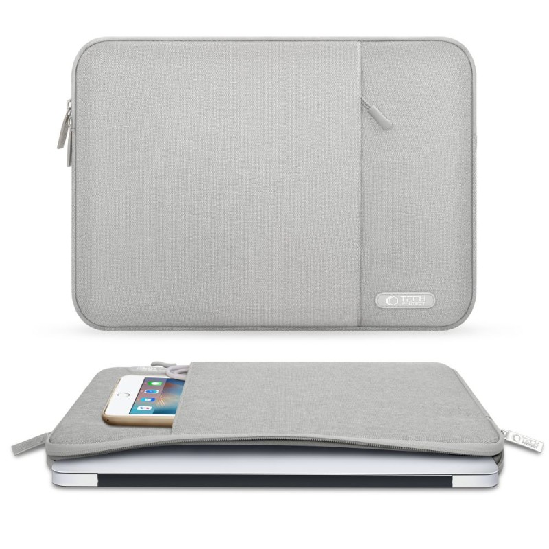 TECH-PROTECT SLEEVY калъф за лаптоп 13-14 CRAYON GREY - TECH-PROTECT SLEEVY калъф за лаптоп 13-14 CRAYON GREY - 5906302375486