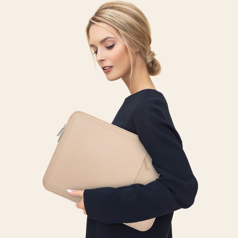 TECH-PROTECT SLEEVY КАЛЪФ ЗА ЛАПТОП 13-14 CAFFE LATTE - 5906302375530