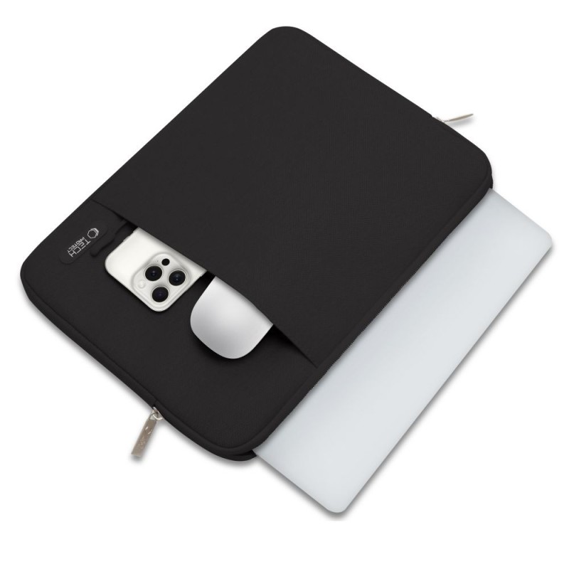 TECH-PROTECT SLEEVY КАЛЪФ ЗА ЛАПТОП 15–16 ЧЕРЕН - 5906302375547