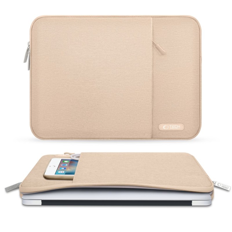 TECH-PROTECT SLEEVY калъф за лаптоп 15-16 Caffe Latte - 5906302375578