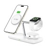 TECH-PROTECT QI15W-A45 3в1 магнитно MagSafe безжично зарядно бяло - TECH-PROTECT QI15W-A45 3в1 магнитно MagSafe безжично зарядно бяло - 5906302375615