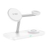 TECH-PROTECT QI15W-A45 3в1 магнитно MagSafe безжично зарядно бяло - TECH-PROTECT QI15W-A45 3в1 магнитно MagSafe безжично зарядно бяло - 5906302375615