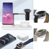 TECH-PROTECT QI15W-A45 3в1 магнитно MagSafe безжично зарядно бяло - TECH-PROTECT QI15W-A45 3в1 магнитно MagSafe безжично зарядно бяло - 5906302375615