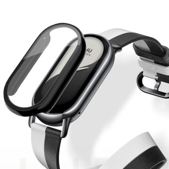 Tech-Protect Defense360 калъф с вградено стъкло за Xiaomi Smart Band 9 / 9 NFC (черен) Tech-Protect Defense360 калъф с вградено стъкло за Xiaomi Smart Band 9 / 9 NFC (черен)
