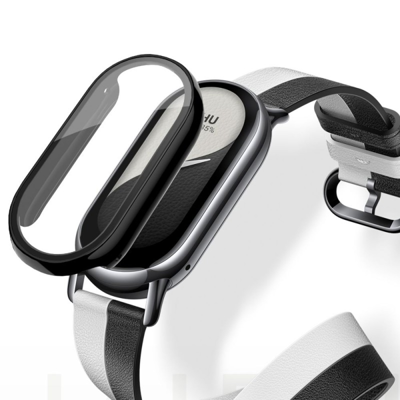 Tech-Protect Defense360 калъф с вградено стъкло за Xiaomi Smart Band 9 / 9 NFC (черен) - Tech-Protect Defense360 калъф с вградено стъкло за Xiaomi Smart Band 9 / 9 NFC (черен) - 5906302375684