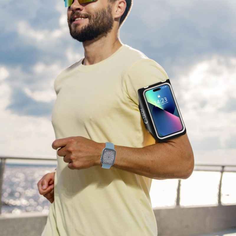 TECH-PROTECT M5 Универсална спортна калъфка за ръка (черна) - TECH-PROTECT M5 Универсална спортна калъфка за ръка (черна) - 5906302375691