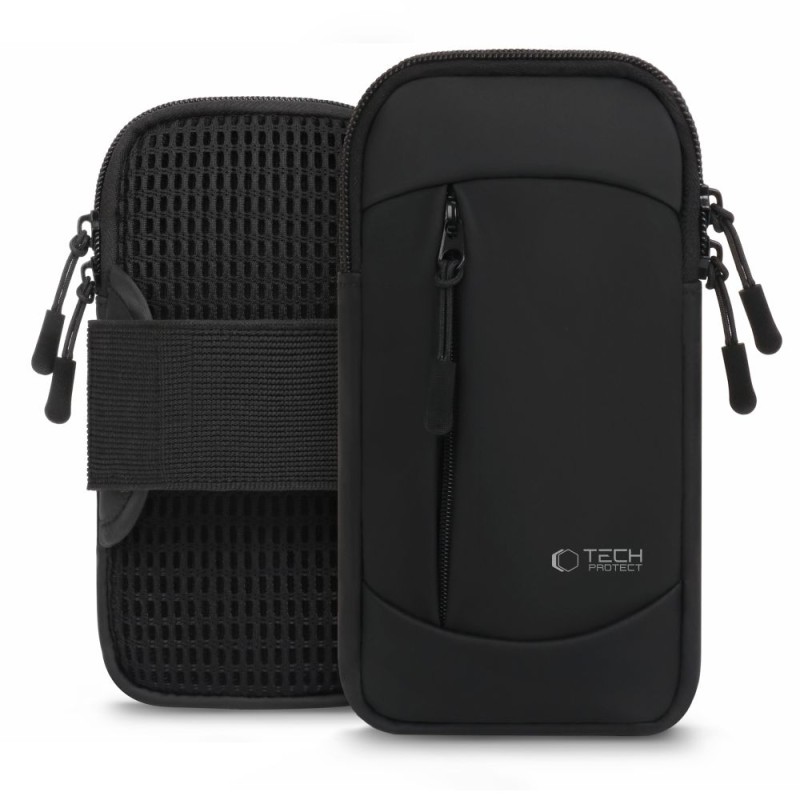 TECH-PROTECT M6 Universal Sport Armband черна универсална спортна лента за ръка - TECH-PROTECT M6 Universal Sport Armband черна универсална спортна лента за ръка - 5906302375707