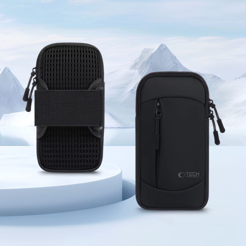 TECH-PROTECT M6 Universal Sport Armband черна универсална спортна лента за ръка - TECH-PROTECT M6 Universal Sport Armband черна универсална спортна лента за ръка - 5906302375707