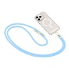 TECH-PROTECT C7S Ремък за носене през рамо (rope crossbody) бебешко синьо/злато - 5906302375738