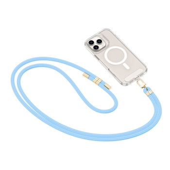 TECH-PROTECT C7S Ремък за носене през рамо (rope crossbody) бебешко синьо/злато TECH-PROTECT C7S Ремък за носене през рамо (rope crossbody) бебешко синьо/злато