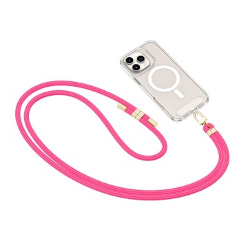TECH-PROTECT C7S каишка за телефон ROPE crossbody HOT PINK/GOLD TECH-PROTECT C7S каишка за телефон ROPE crossbody HOT PINK/GOLD