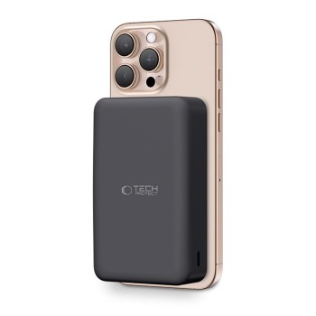 Tech-Protect PB12 LifeMag MagSafe Power Bank 20000 mAh Черен Tech-Protect PB12 LifeMag MagSafe Power Bank 20000 mAh Черен