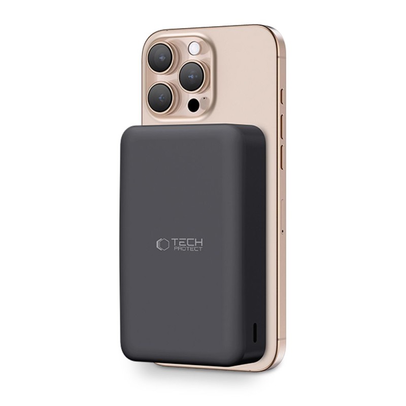 Tech-Protect PB12 LifeMag MagSafe Power Bank 20000 mAh Черен - 5906302375790