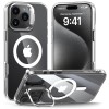 TECH-PROTECT Magstand MagSafe кейс за iPhone 16 Pro прозрачен - TECH-PROTECT Magstand MagSafe кейс за iPhone 16 Pro прозрачен - 5906302375844