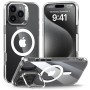 TECH-PROTECT Magstand MagSafe кейс за iPhone 16 Pro прозрачен