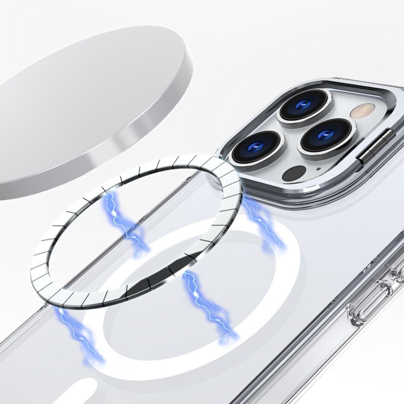 TECH-PROTECT Magstand MagSafe кейс за iPhone 16 Pro прозрачен - TECH-PROTECT Magstand MagSafe кейс за iPhone 16 Pro прозрачен - 5906302375844