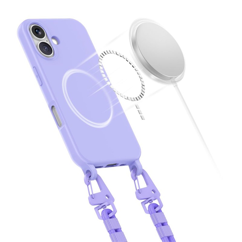 TECH-PROTECT Magnecklace MagSafe за iPhone 16 лавандула - TECH-PROTECT Magnecklace MagSafe за iPhone 16 лавандула - 5906302375905