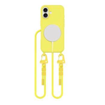 TECH-PROTECT MAGNECKLACE MAGSAFE за iPhone 16 Canary Yellow