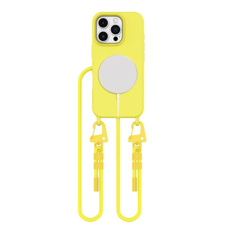 TECH-PROTECT Magnecklace MagSafe за iPhone 16 Pro, канарено жълто - TECH-PROTECT Magnecklace MagSafe за iPhone 16 Pro, канарено жълто - 5906302375936