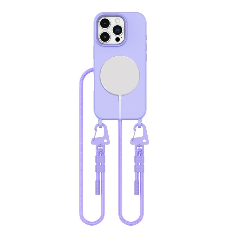 TECH-PROTECT Magnecklace MagSafe за iPhone 16 Pro Max лавандула - TECH-PROTECT Magnecklace MagSafe за iPhone 16 Pro Max лавандула - 5906302375943