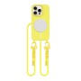 Tech-Protect Magnecklace MagSafe за iPhone 15 Pro, канарено жълто