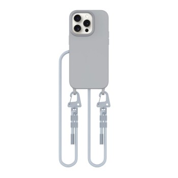 TECH-PROTECT Magnecklace MagSafe за iPhone 15 Pro, Crayon Grey TECH-PROTECT Magnecklace MagSafe за iPhone 15 Pro, Crayon Grey