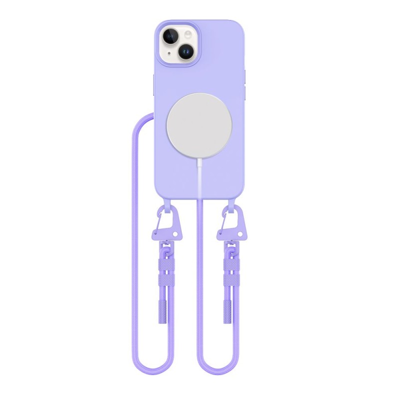 TECH-PROTECT Magnecklace MagSafe кейс за iPhone 14 лавандула - TECH-PROTECT Magnecklace MagSafe кейс за iPhone 14 лавандула - 5906302376025