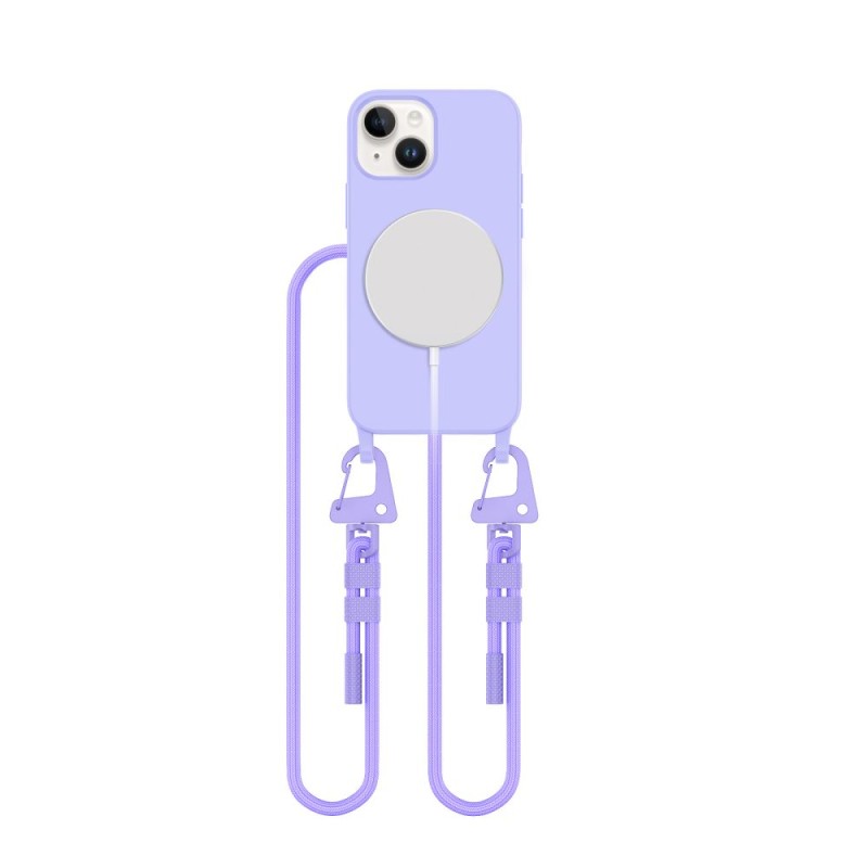 TECH-PROTECT MAGNECKLACE MAGSAFE за iPhone 13 mini, лавандула - TECH-PROTECT MAGNECKLACE MAGSAFE за iPhone 13 mini, лавандула - 5906302376124