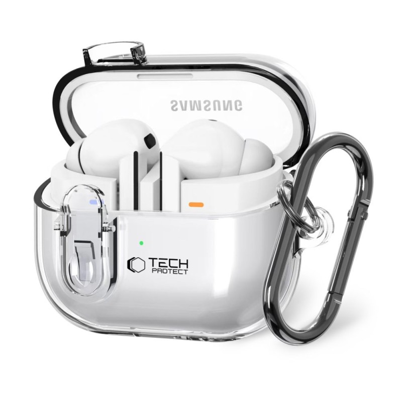 TECH-PROTECT FLEXAIR калъф за SAMSUNG GALAXY BUDS 3 / 3 FE / 3 PRO CLEAR - 5906302376155