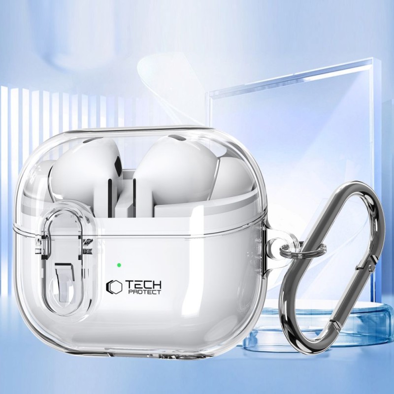 TECH-PROTECT FLEXAIR калъф за SAMSUNG GALAXY BUDS 3 / 3 FE / 3 PRO CLEAR - 5906302376155