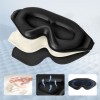 TECH-PROTECT EYESHADE Маска за сън MATTE BLACK - TECH-PROTECT EYESHADE Маска за сън MATTE BLACK - 5906302376162