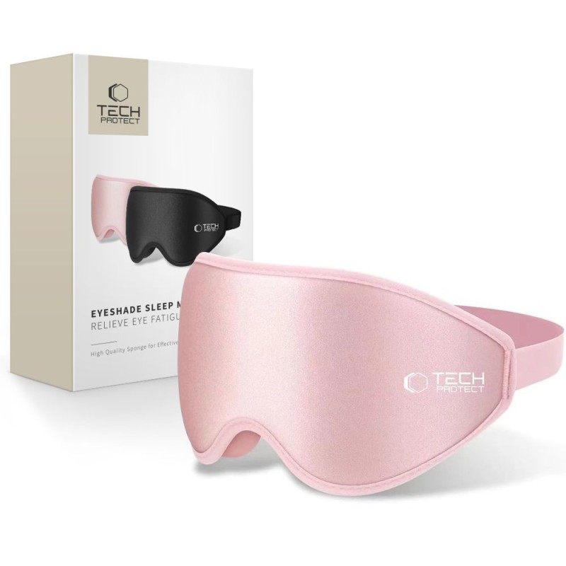TECH-PROTECT Eyeshade маска за сън BABY PINK (розова) - TECH-PROTECT Eyeshade маска за сън BABY PINK (розова) - 5906302376179
