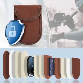 Калъф (клетка) на Фарадей Tech-Protect KLR100 Pouch за безконтактен ключ RFID блокер – еспресо Калъф (клетка) на Фарадей Tech-Protect KLR100 Pouch за безконтактен ключ RFID блокер – еспресо