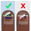 Калъф (клетка) на Фарадей Tech-Protect KLR100 Pouch за безконтактен ключ RFID блокер – еспресо - 5906302376193