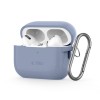 TECH-PROTECT силиконов калъф с карабинер за Apple AirPods Pro 1/2, бебешко синьо