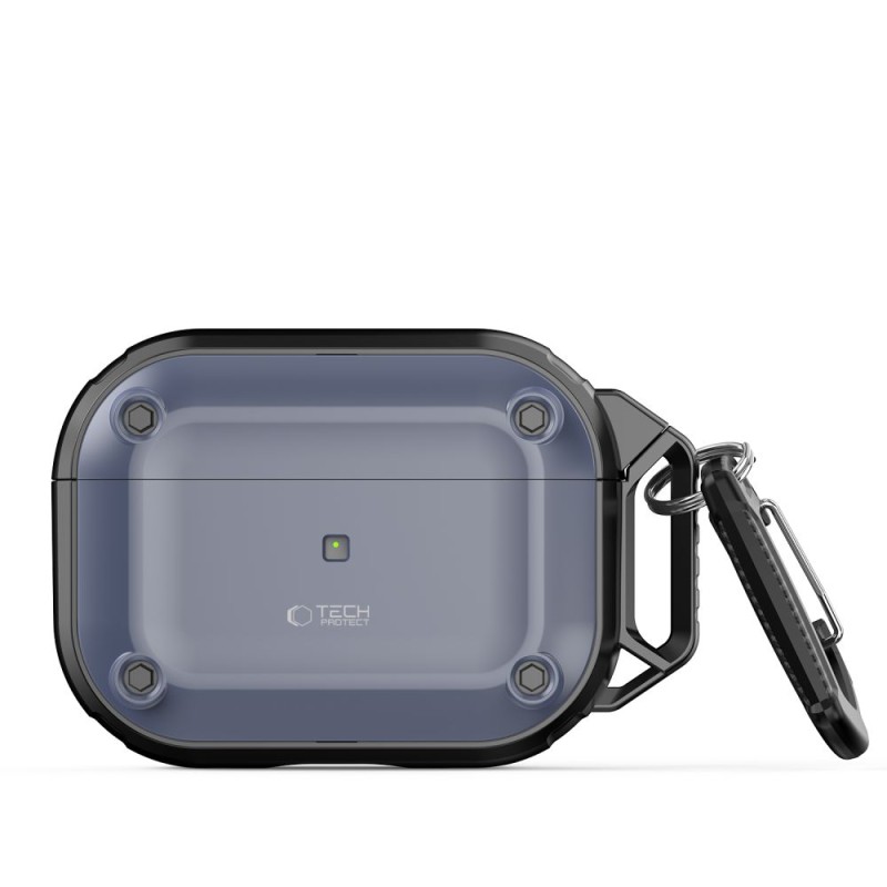TECH-PROTECT ROUGH HOOK за Apple AirPods Pro 1/2, стоманено синьо - 5906302376308