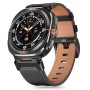 Tech-Protect DELTA PRO за Samsung Galaxy Watch Ultra 1/2 2024–2026 (47 mm) Leather Black